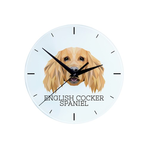 Cocker spaniel anglais - , horloge