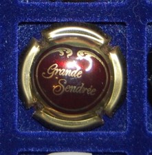 1 Plaque de muselet de champagne Drappier cuvee grande sendrée