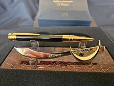 Stylo Bille Dupont D-INITIAL NEUF & coupe papier Dupont Pirate des Caraïbes