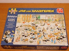 98x68cm COMIC PUZZLE jan van haasteren 2000 jumbo LE MARCHE AUX BESTIAUX 19078