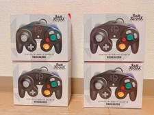 Manette Nintendo Officielle Gamecube Super Smash Bros 4x Jeu Noir Japon