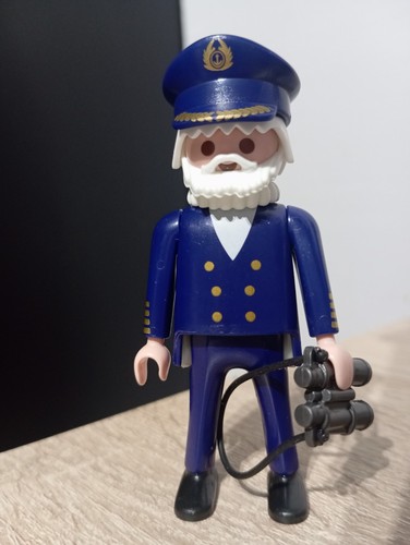 Playmobil figurine capitaine - figurine,