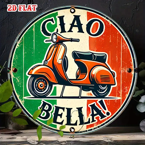 Panneau logo vintage ciao - logo,