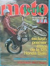 MAGAZINE MOTO VERTE N°13 MAI 1975 ESSAI 125 HONDA BIALS