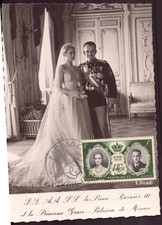 Monaco, FDC, Carte du 19 avril