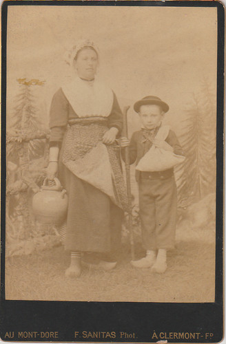 Auvergne femme enfant - auvergne, et