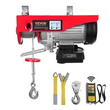 Treuil à Câble Électrique 250 kg Palan Électrique avec Télécommande 510 W NEUF