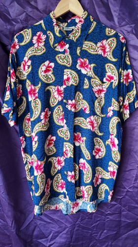 Chemise fleurs rose - à,