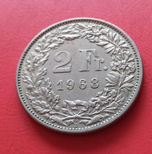 Monnaie Suisse 2 Francs 1968 B