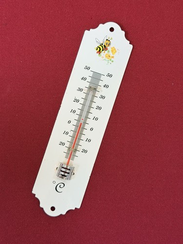 Thermomètre métal vintage - thermomètre,