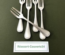 1 fourchette à gâteau CHRISTOFLE modèle MALMAISON métal argenté Couvert 15,8 cm