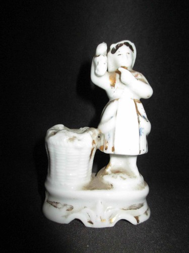 Old porcelain inkwell - old, from