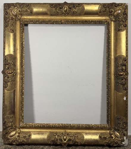 Cadre doré époque louis - doré, 8f