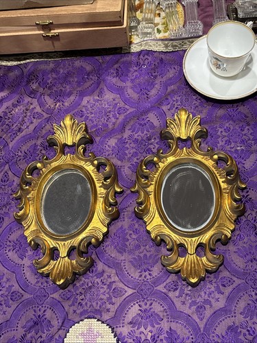 Paire petits miroirs style - paire, de