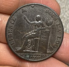 FRANCE 1791 MEDAILLE DE CONFIANCE 2 SOLS MONNERON FRERES PARIS REVOLUTION