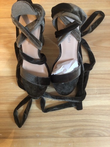 Talons velours karki - velours,