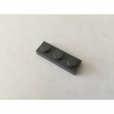 Plate 1x3 gris foncé 4211133