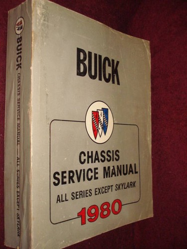 Buick shop manual 1980 - 1980, /