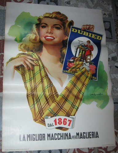 Affiche rit dubied vintage - affiche, r@rit@