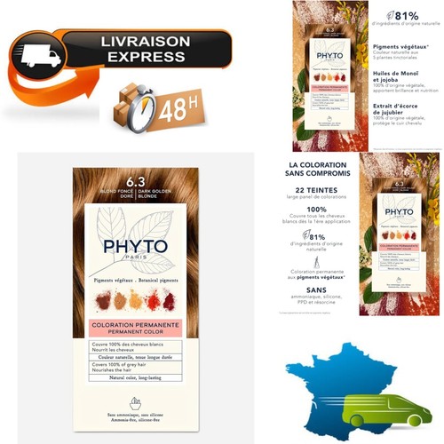 Phyto coloration permanente - coloration,