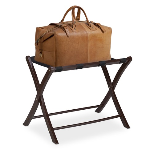 Porte bagages bois pliable - porte-bagages,