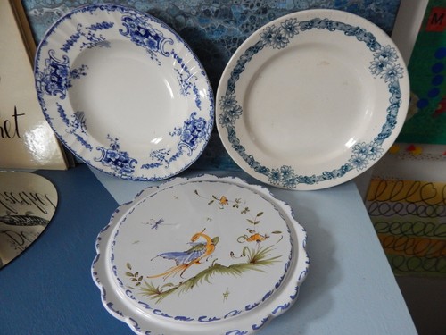 Lot assiettes longwy - assiettes, et