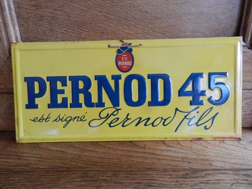 Plaque tôle pernod est - tôle, 45