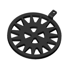 Grille de cheminée / grille cendrée ronde Ø 160 x 10 mm adaptée au poêle...