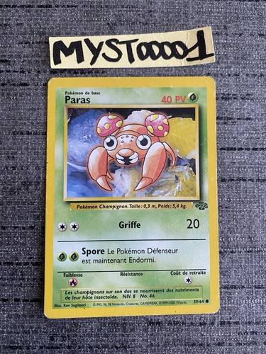 Carte pokemon paras - carte, 59/64