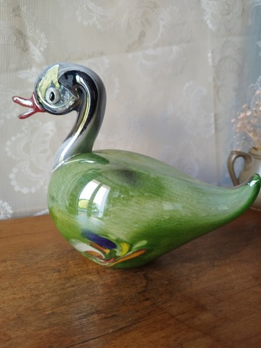 Presse papier canard vintage - papier,