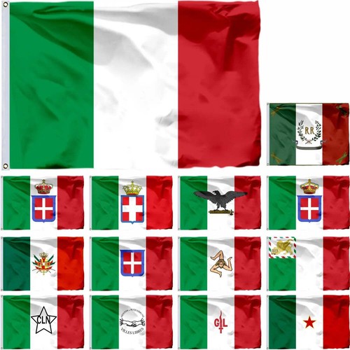 Italy military flag - italy, republic