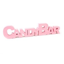 DÉCO TABLE CANDY BAR ROSE 27