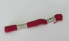 ECHEVETTE COTON RETORS DMC - N°2570 - BORDEAUX  - fil à broder- 10 m - n°4