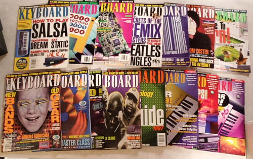 Lot keyboard magazines - 15,