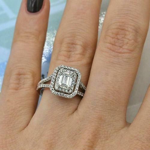 Bague fiançailles double - de,