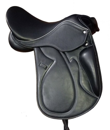 Selle dressage cuir - de, en