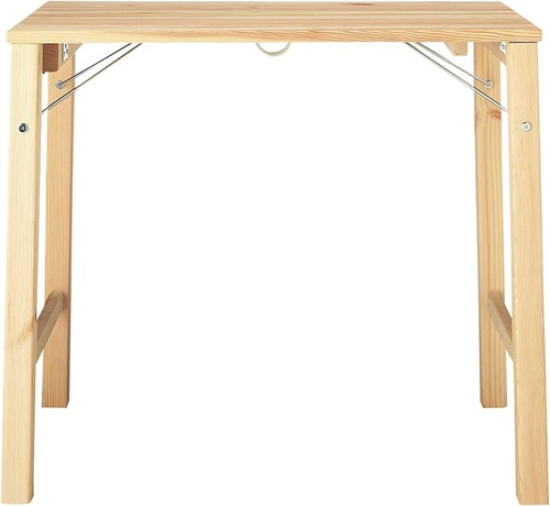 Muji pine wood table foldable - muji,