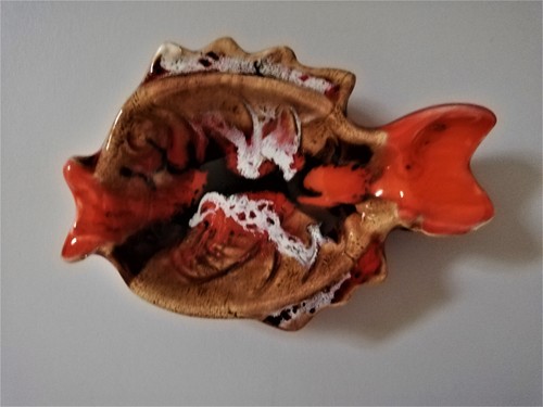 Vide poche poisson poterie