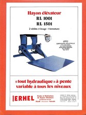 DIJON ( 21 ) HAYON ÉLÉVATEUR ERHEL /  PROSPECTUS