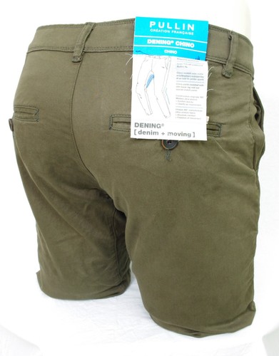 Pantalon chino pull vert - pantalon,