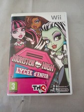 MONSTER HIGH LYCEE D'ENFER  WII NITENDO SELECTS 3+ TRES BON ETAT 