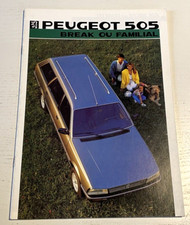 Notice Commerciale PEUGEOT 505