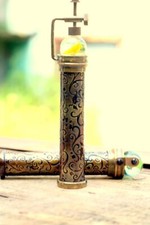 Kaléidoscope ancien en laiton