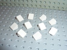 10x LEGO white Slope Brick ref 54200 Set 7573 10198 10224 10235 7679 10233 10212