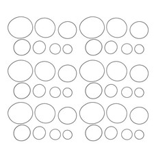  Lot de 100 courroies en caoutchouc pour magnétophone à cassette, pour