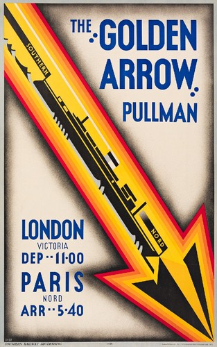 Paquebot golden arrow - golden,