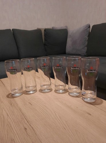 Lot verres heineken - 6,