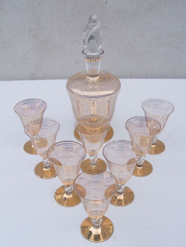 Service liqueur verre - a,