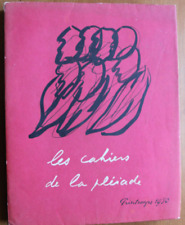 les cahiers de la pléiade Printemps 1950 non coupé Giono Cingria Michaux