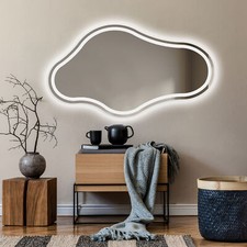 Miroir asymétrique avec LED